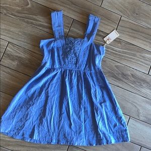 Linen blue dress/ DIESEL